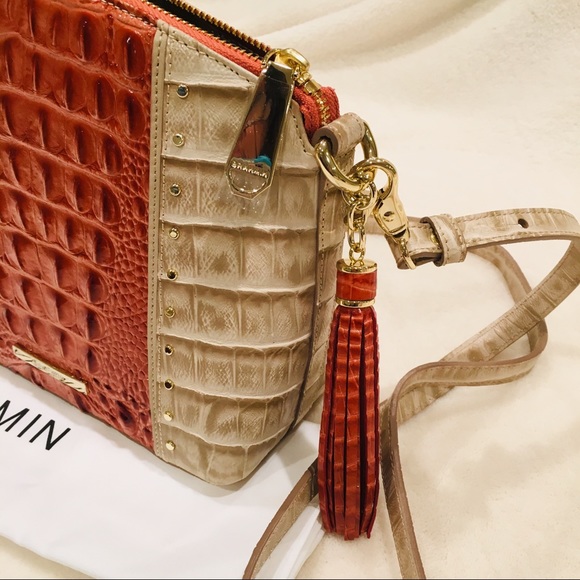 Brahmin Mini Duxbury Tassel Crossbody Bag - Picture 7 of 8
